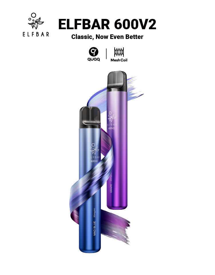 Elf Bar 600V2 Disposable Vapes 10 pack