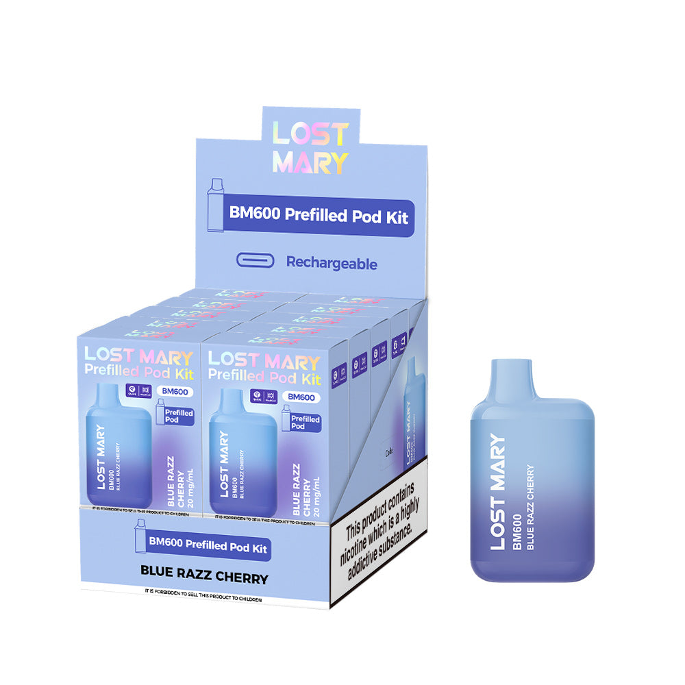 Lost Mary BM600 Prefilled Kits 1X10 Compliant