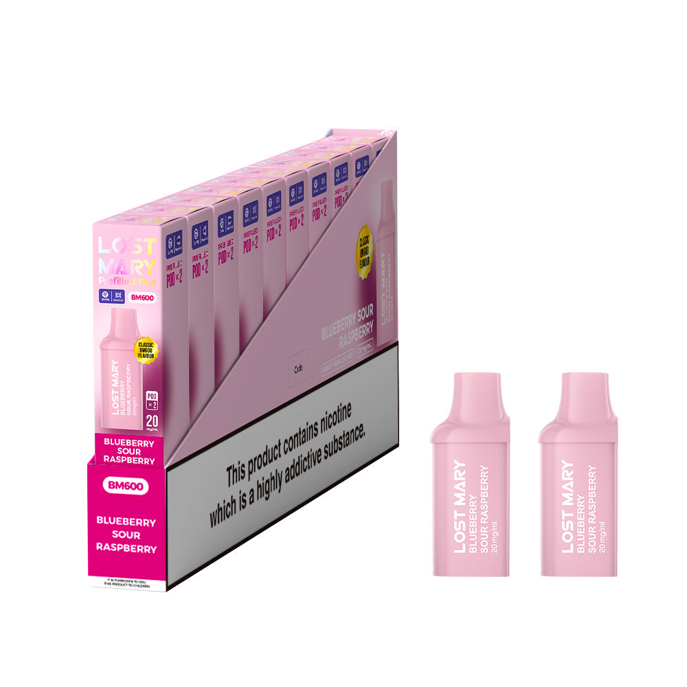 Lost Mary BM600 Prefilled Pods 1X10 Compliant