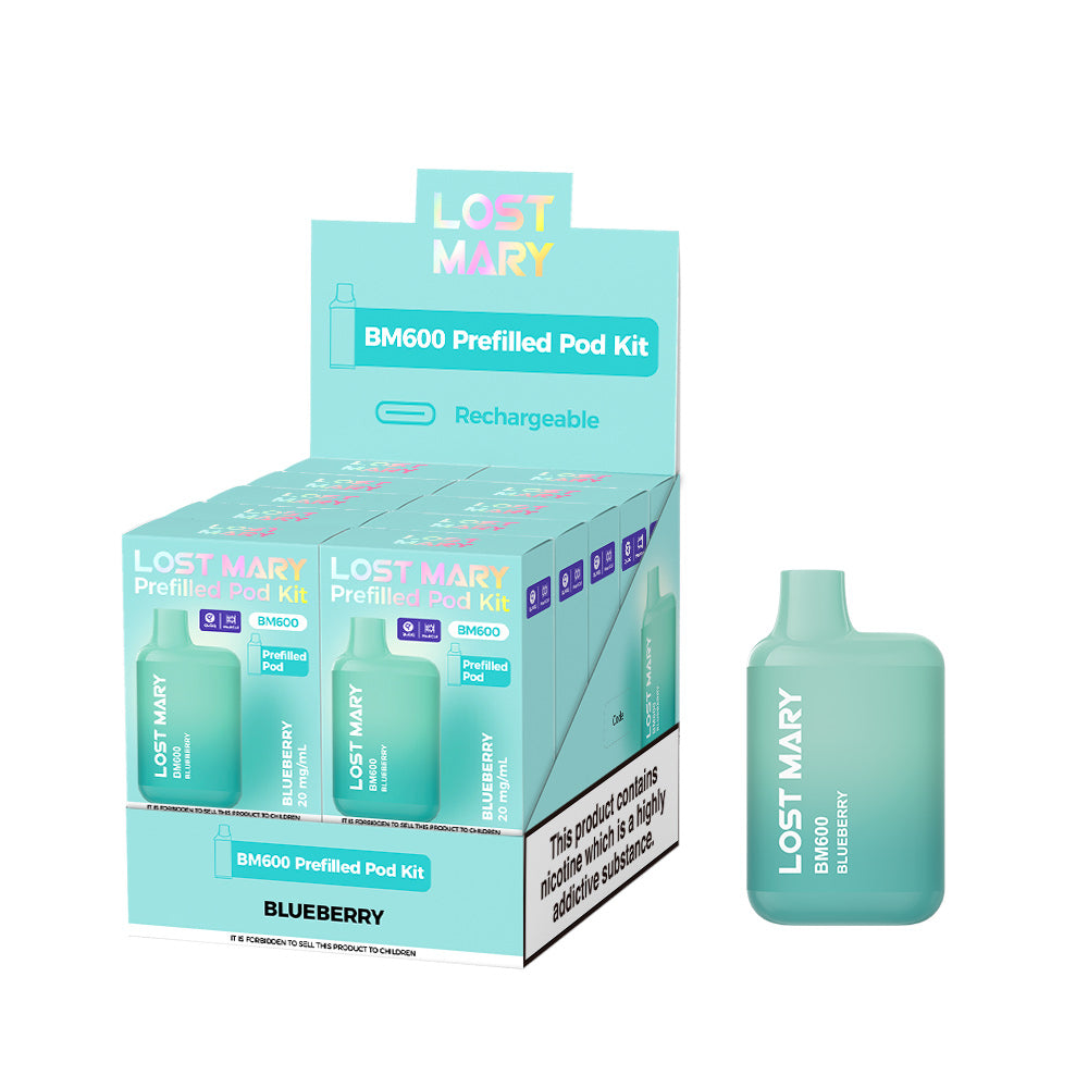 Lost Mary BM600 Prefilled Kits 1X10 Compliant