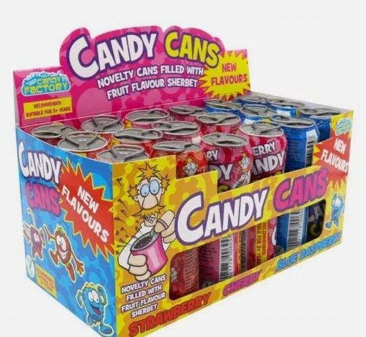 Crazy Candy Factory Candy Cans 13g 1X36 ***NEW***