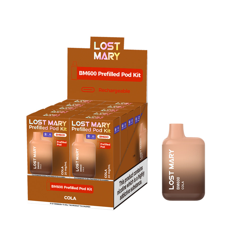 Lost Mary BM600 Prefilled Kits 1X10 Compliant