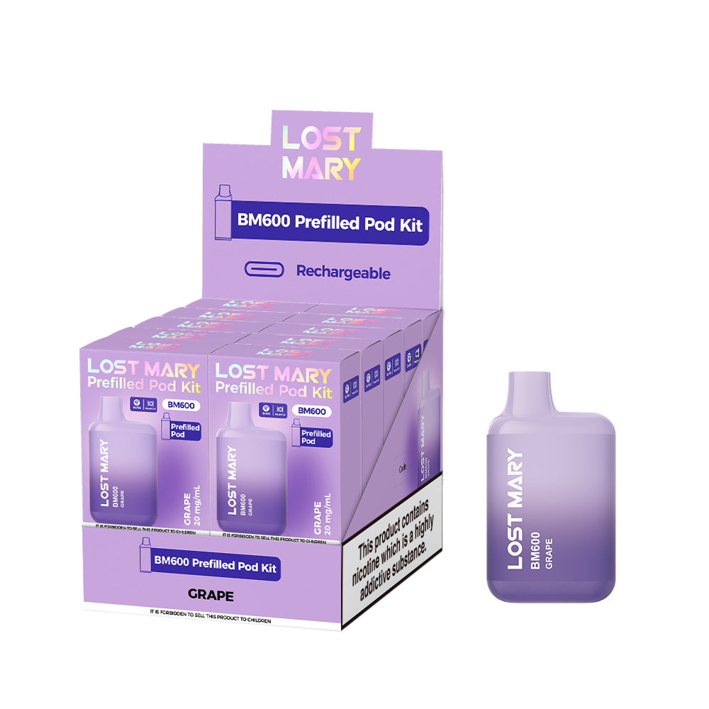 Lost Mary BM600 Prefilled Kits 1X10 Compliant