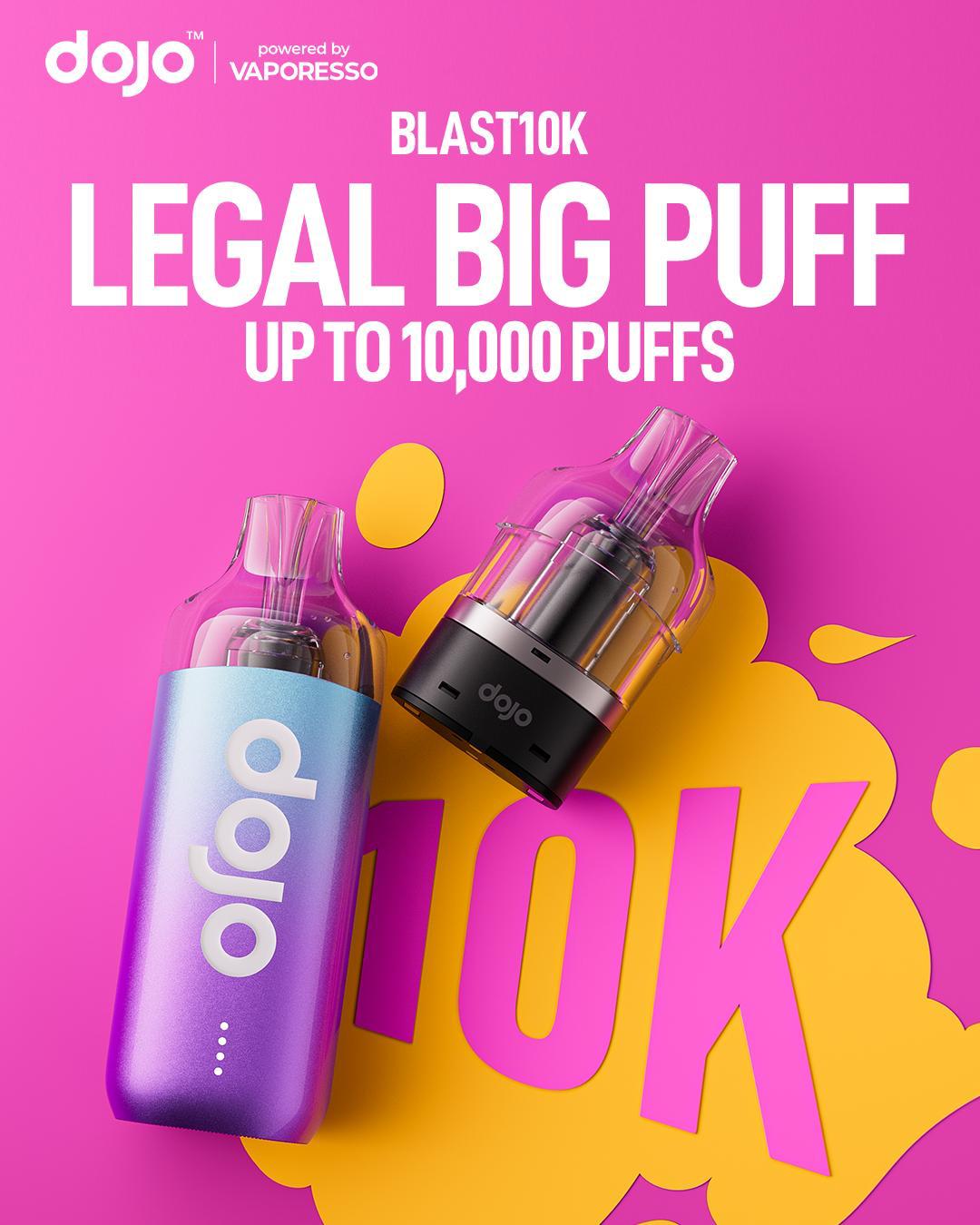 Dojo Blast 10K by Vaporesso Prefilled Kits 1X5 Compliant