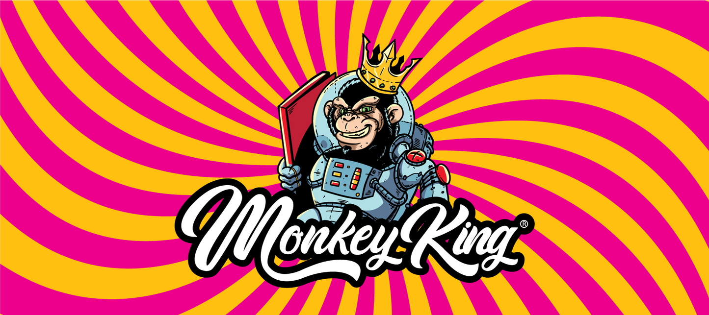 Monkey King Yellow Banana Scented Rolling Papers 1X24