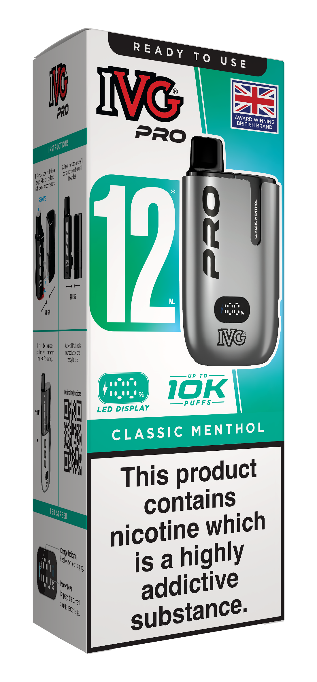 IVG Pro 12 Prefilled Kits 1X5 Compliant