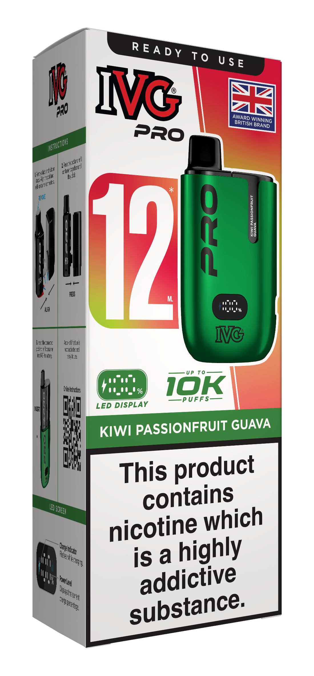 IVG Pro 12 Prefilled Kits 1X5 Compliant