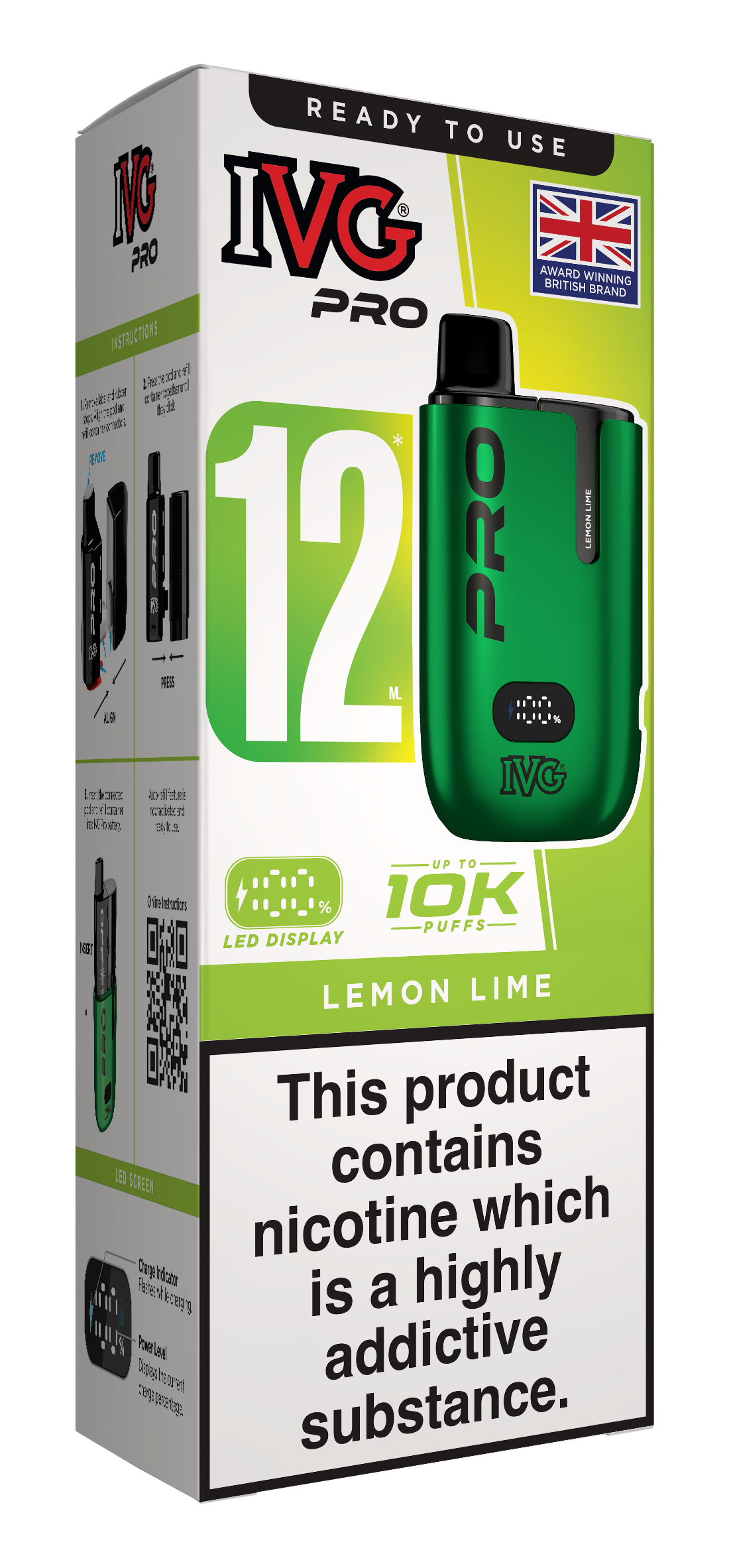 IVG Pro 12 Prefilled Kits 1X5 Compliant