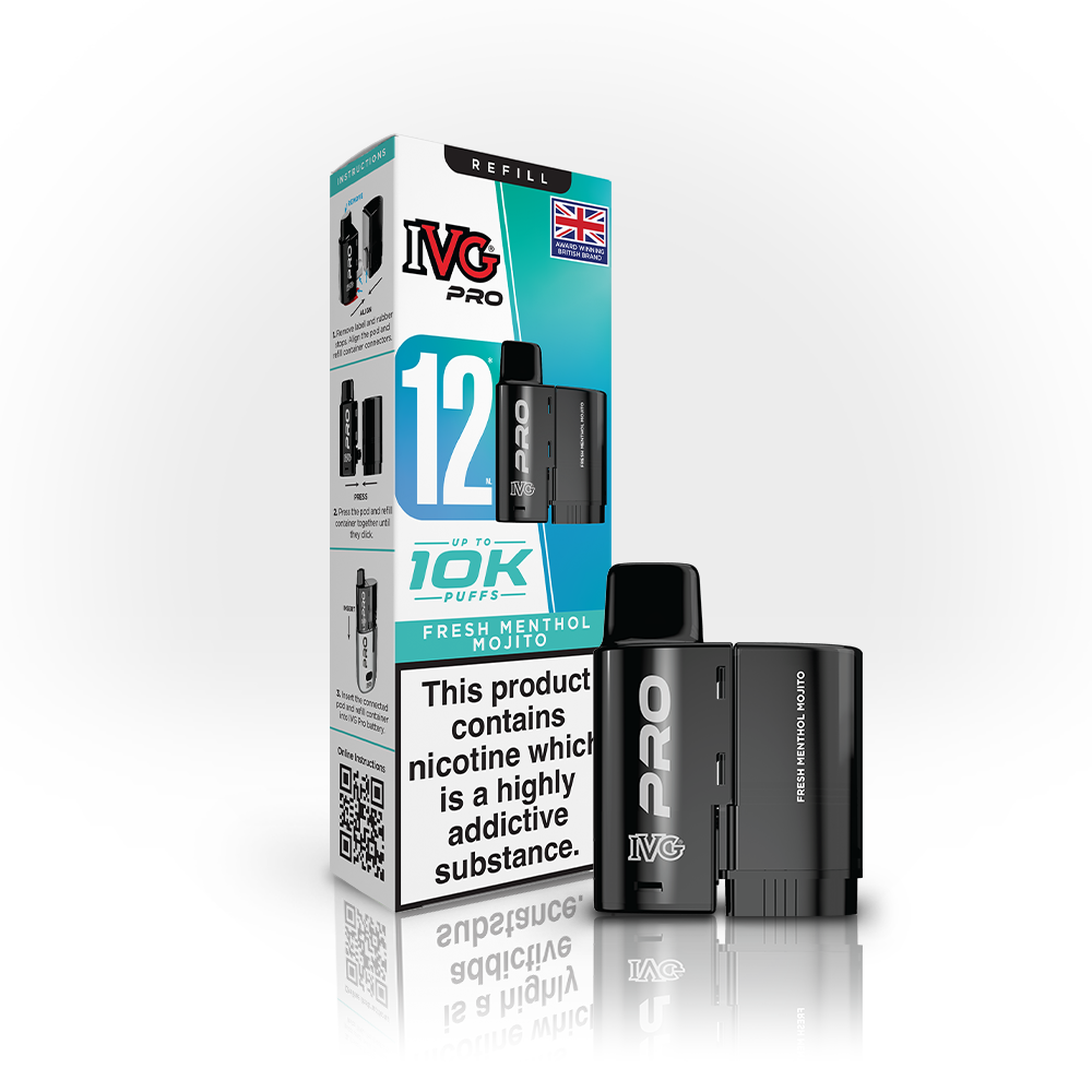 IVG Pro 12 Prefilled Pods 1X5 Compliant