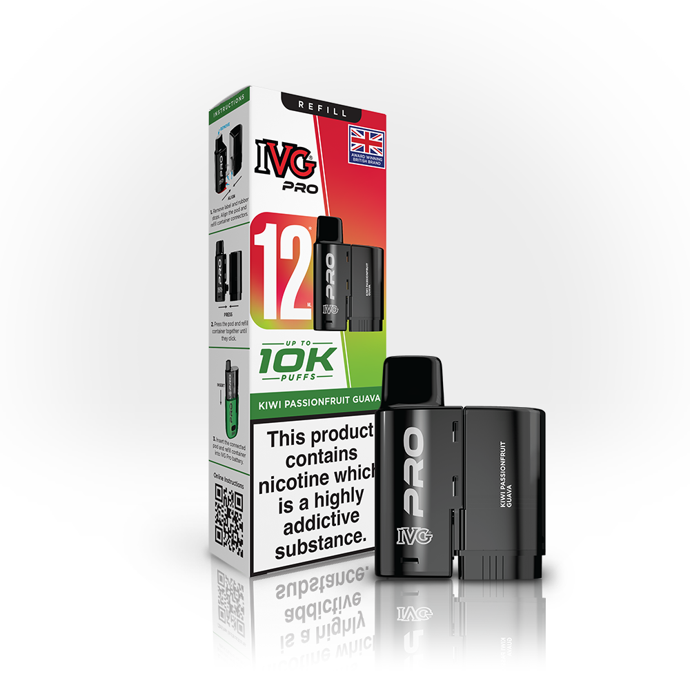 IVG Pro 12 Prefilled Pods 1X5 Compliant
