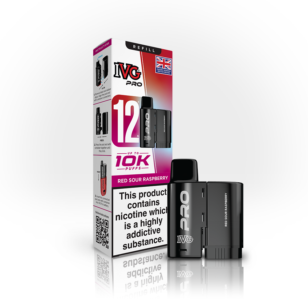 IVG Pro 12 Prefilled Pods 1X5 Compliant