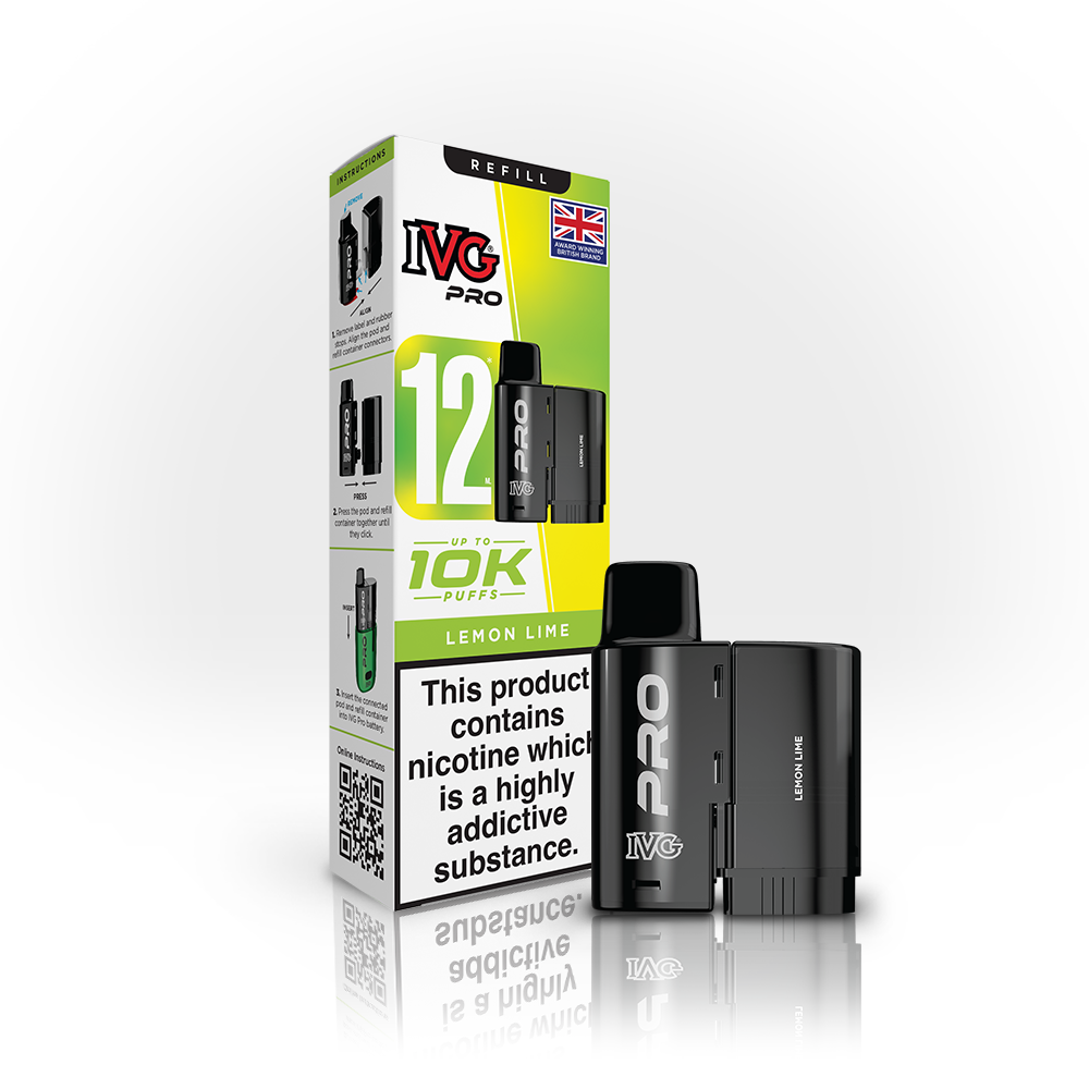 IVG Pro 12 Prefilled Pods 1X5 Compliant