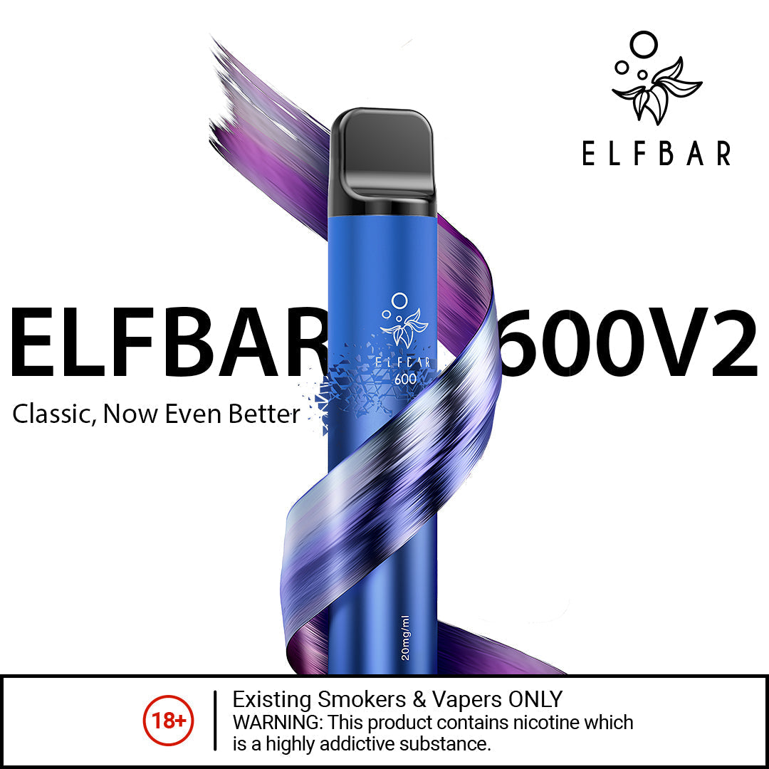 Elf Bar 600V2 Disposable Vapes 10 pack