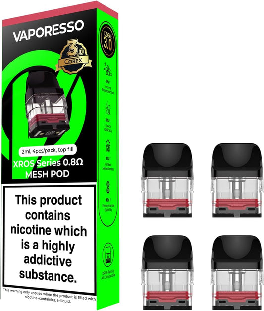 Xros Series Corex 3.0 by Vaporesso Cartridges 2ml 1X4 ***NEW***