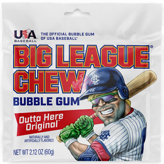 Big League Chew Outta Here Original 60g 1X12 ***NEW***