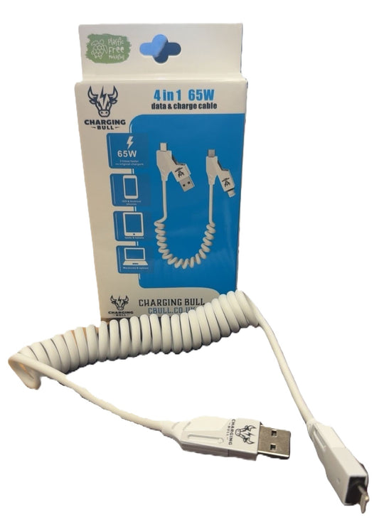 Charging Bull 4in1 Data & Charge Cable ***NEW***