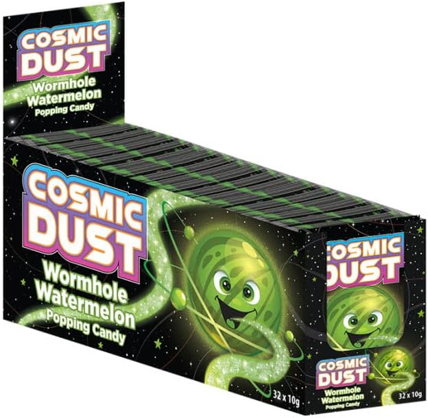 Cosmic Dust Wormhole Watermelon Popping Candy 10g 1X32