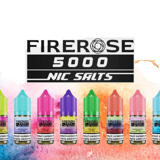 Firerose 5000 Nic Salts by Elux 10ml 1X10