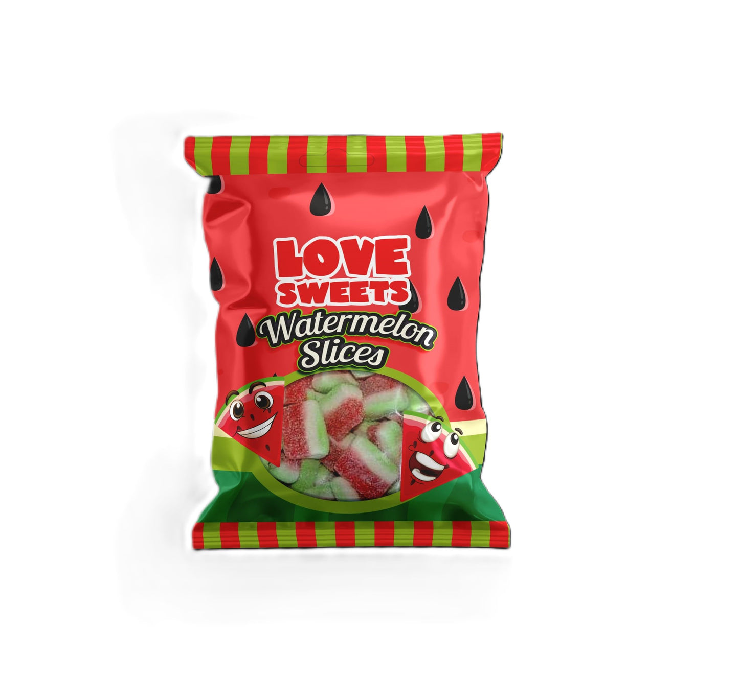 Love Sweets Watermelon Slices 95g 1X18