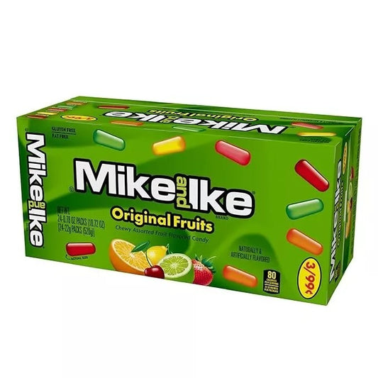 Mike and Ike Sour Original Fruits Changemaker 22g 1X24
