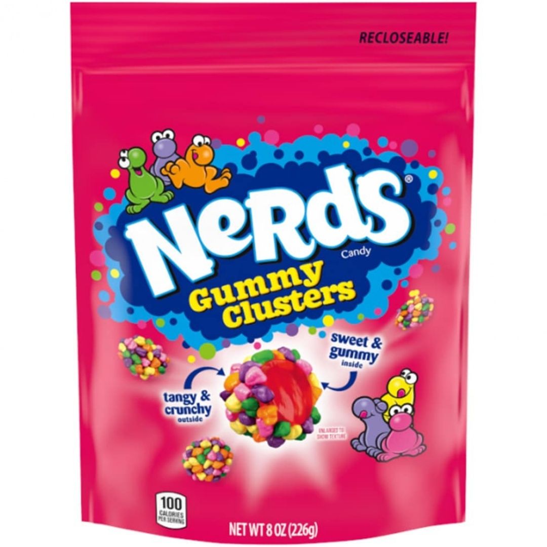 Nerds Gummy Clusters Rainbow 226g 1X6