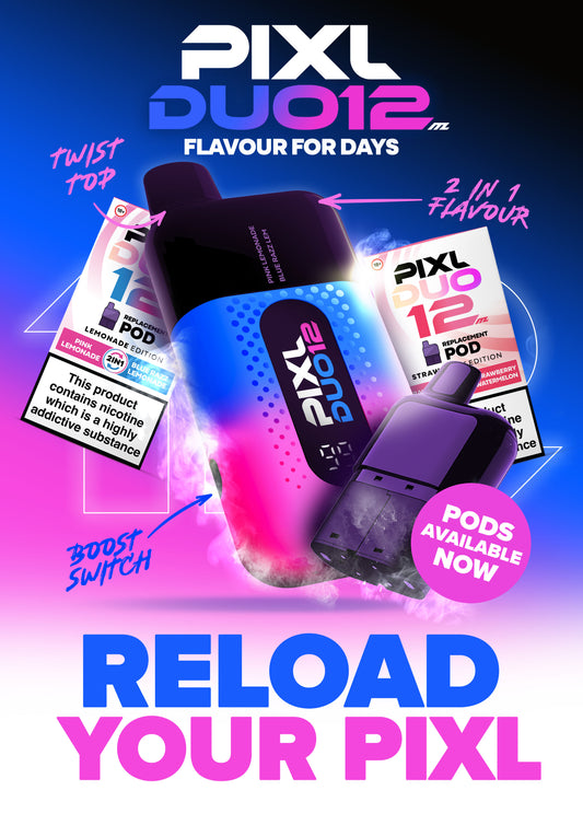 Pixl Duo 12 Prefilled Pods 1X5 Compliant