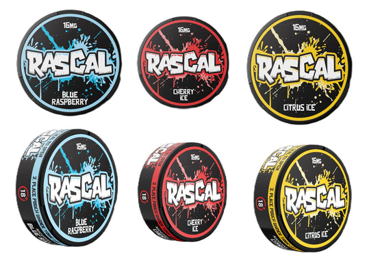 Rascal Nicotine Pouches 16mg 1X5