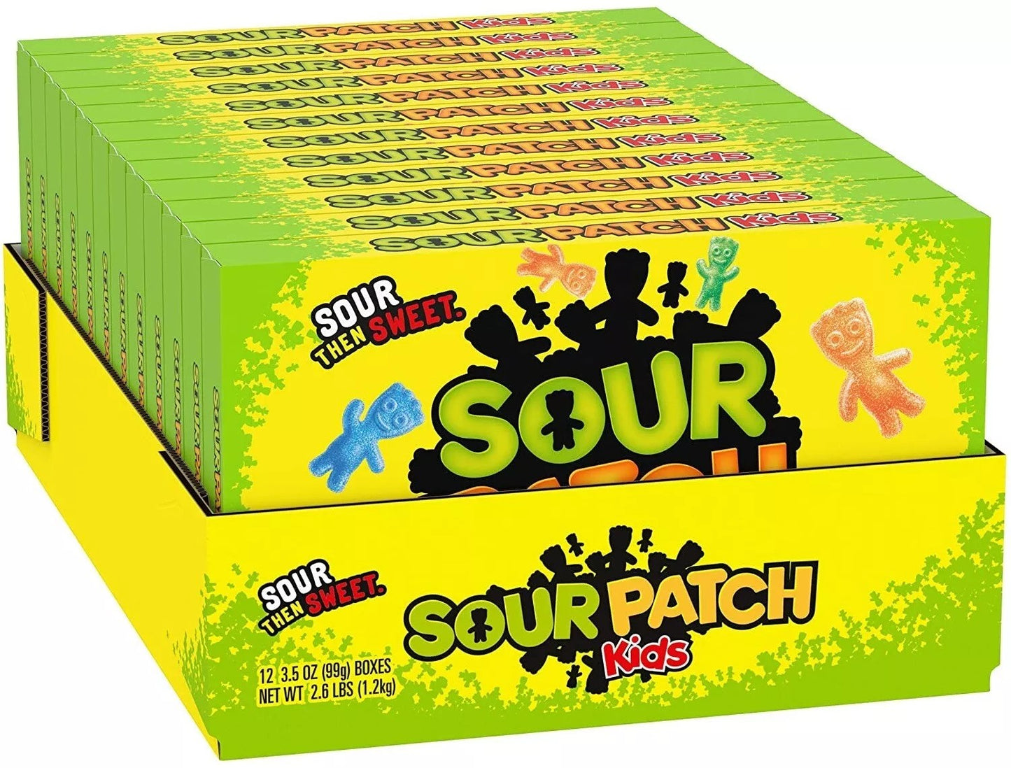 Sour Patch Kids Sour then Sweet Theatre Boxes 1X12 99g