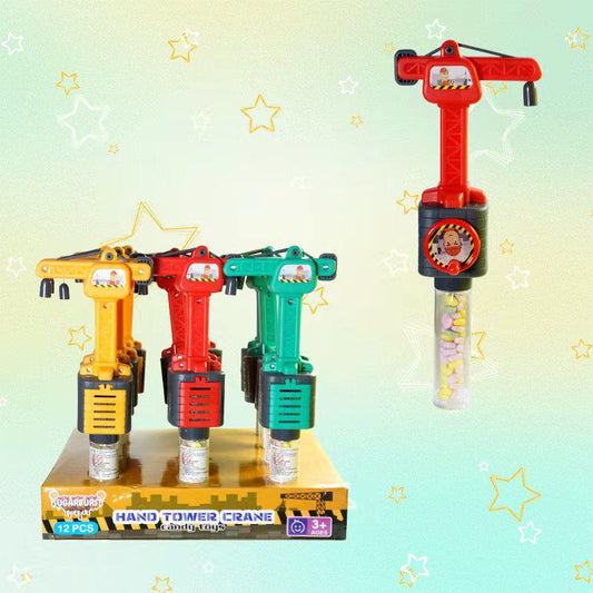 Sugarburst Tower Crane Candy Toy 1X12