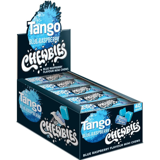 Tango Blue Raspberry Chewbies 30g 1X40 ***NEW***
