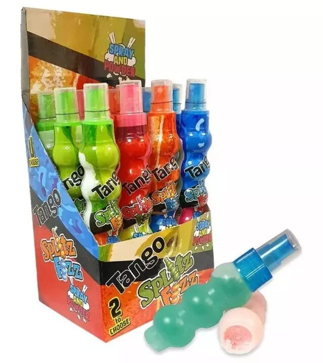 Tango Splitz Fizz Candy Spray & Powder 80g 1X12