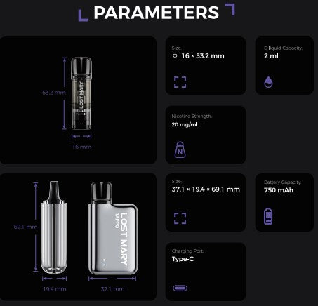 Lost Mary Tappo Prefilled Pods Compliant
