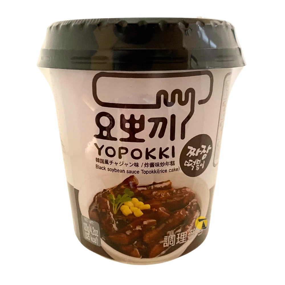 Yopokki Black Soybean Sauce Topokki Rice Cake Cup 120g 1X6 ***NEW***