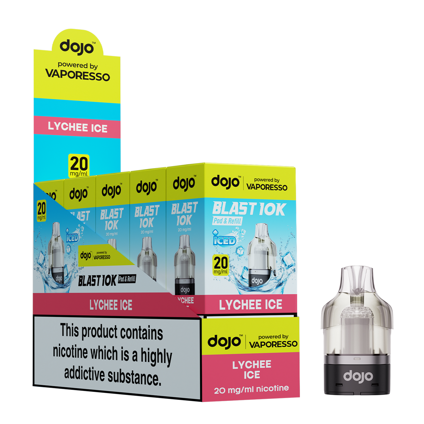 Dojo Blast 10K by Vaporesso Refill Pods 1X5