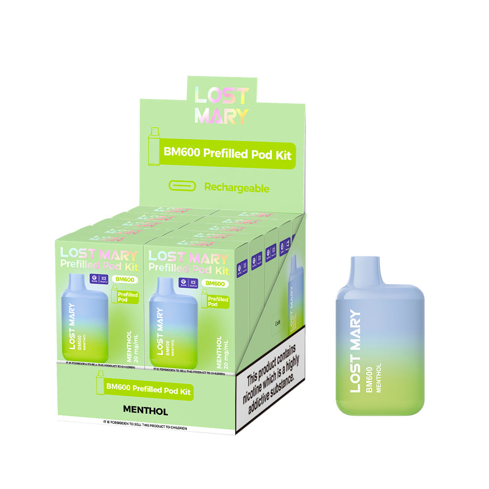 Lost Mary BM600 Prefilled Kits 1X10 Compliant