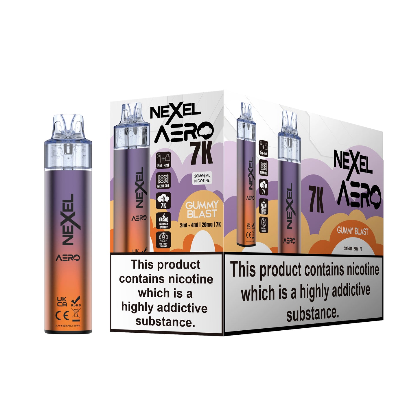 Nexel Aero 7K Prefilled Kits 1X5