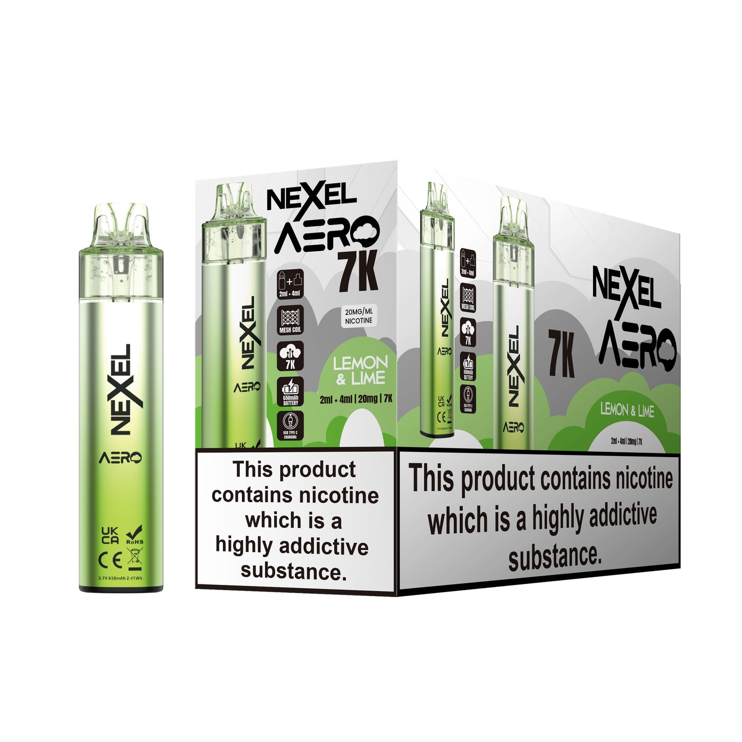 Nexel Aero 7K Prefilled Kits 1X5