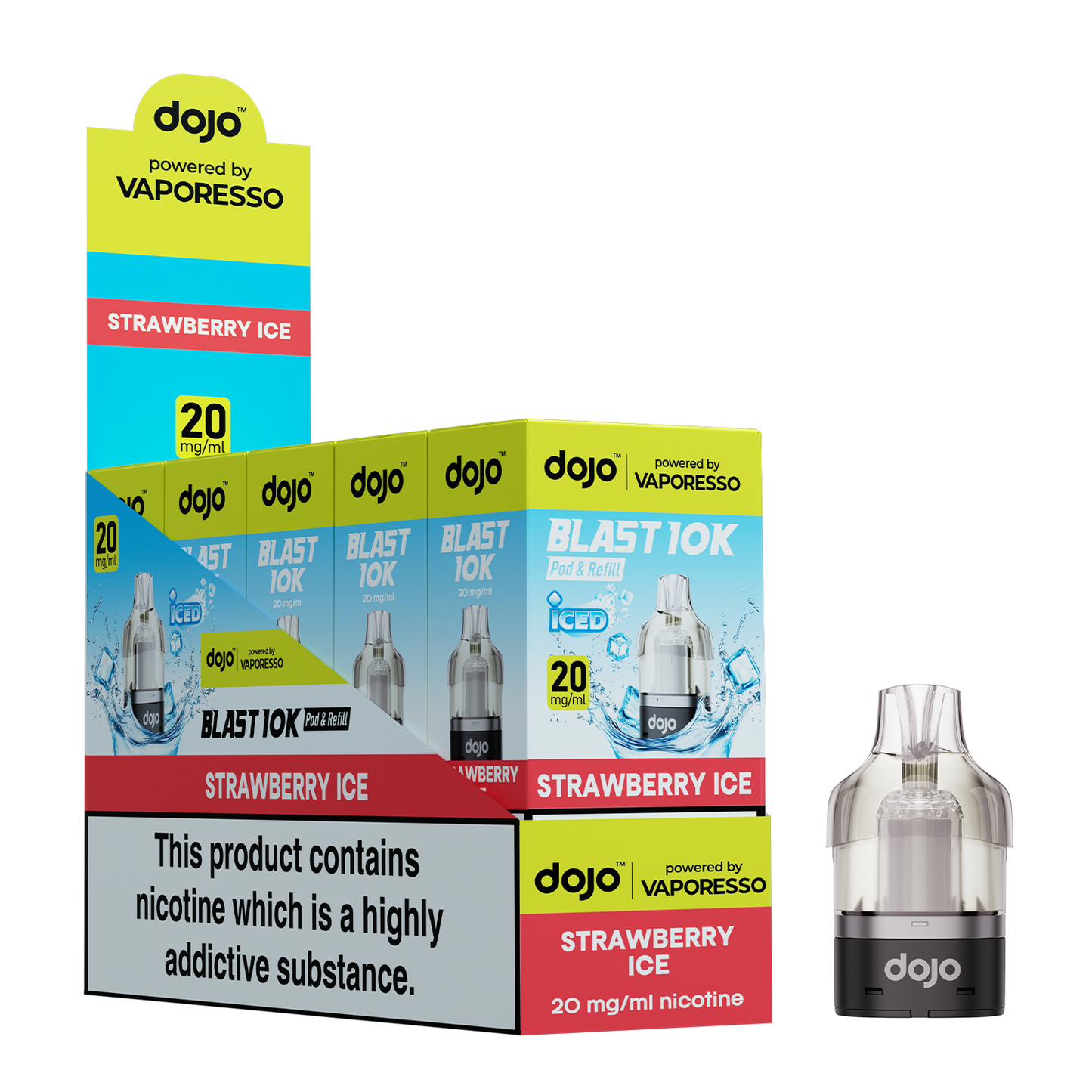 Dojo Blast 10K by Vaporesso Refill Pods 1X5