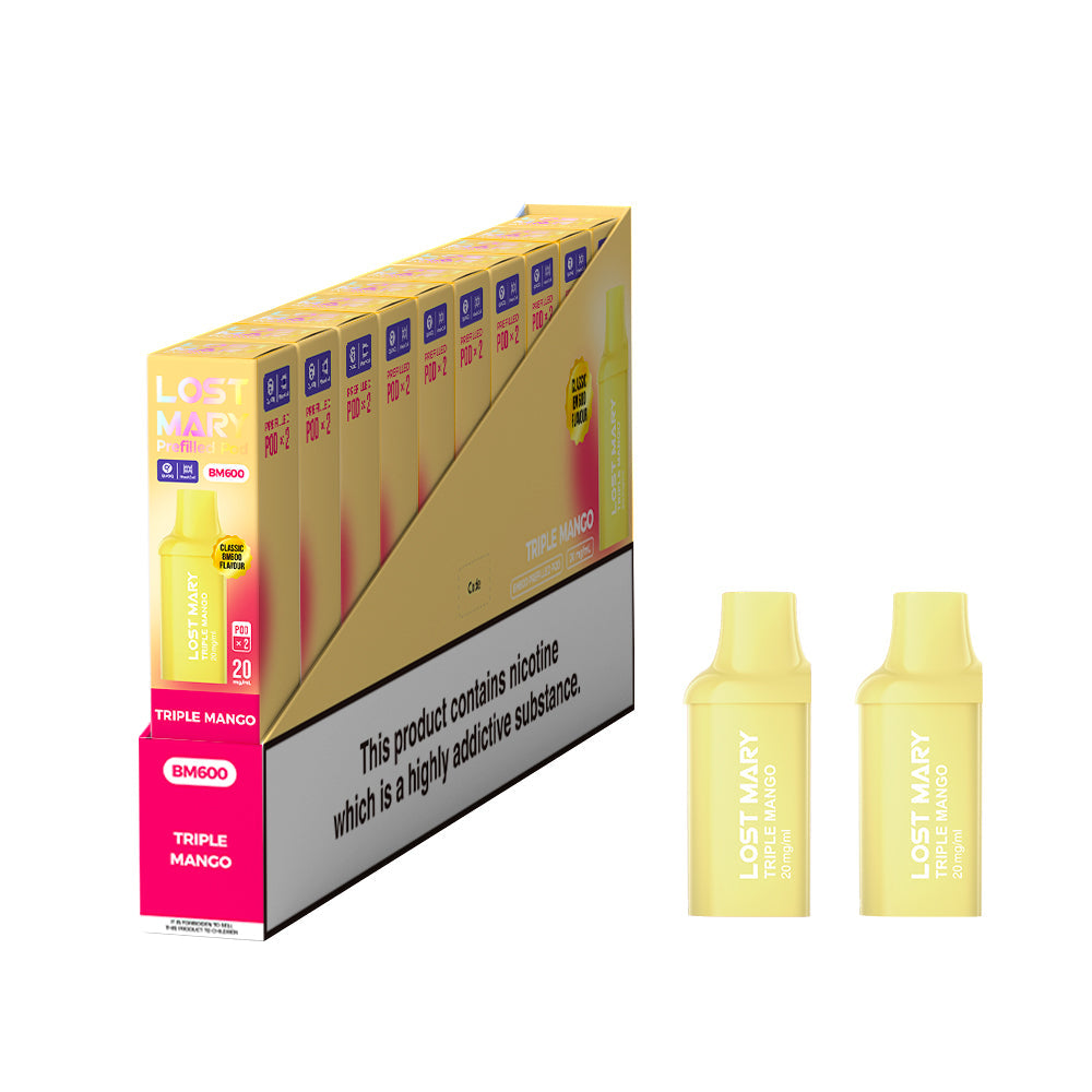 Lost Mary BM600 Prefilled Pods 1X10 Compliant