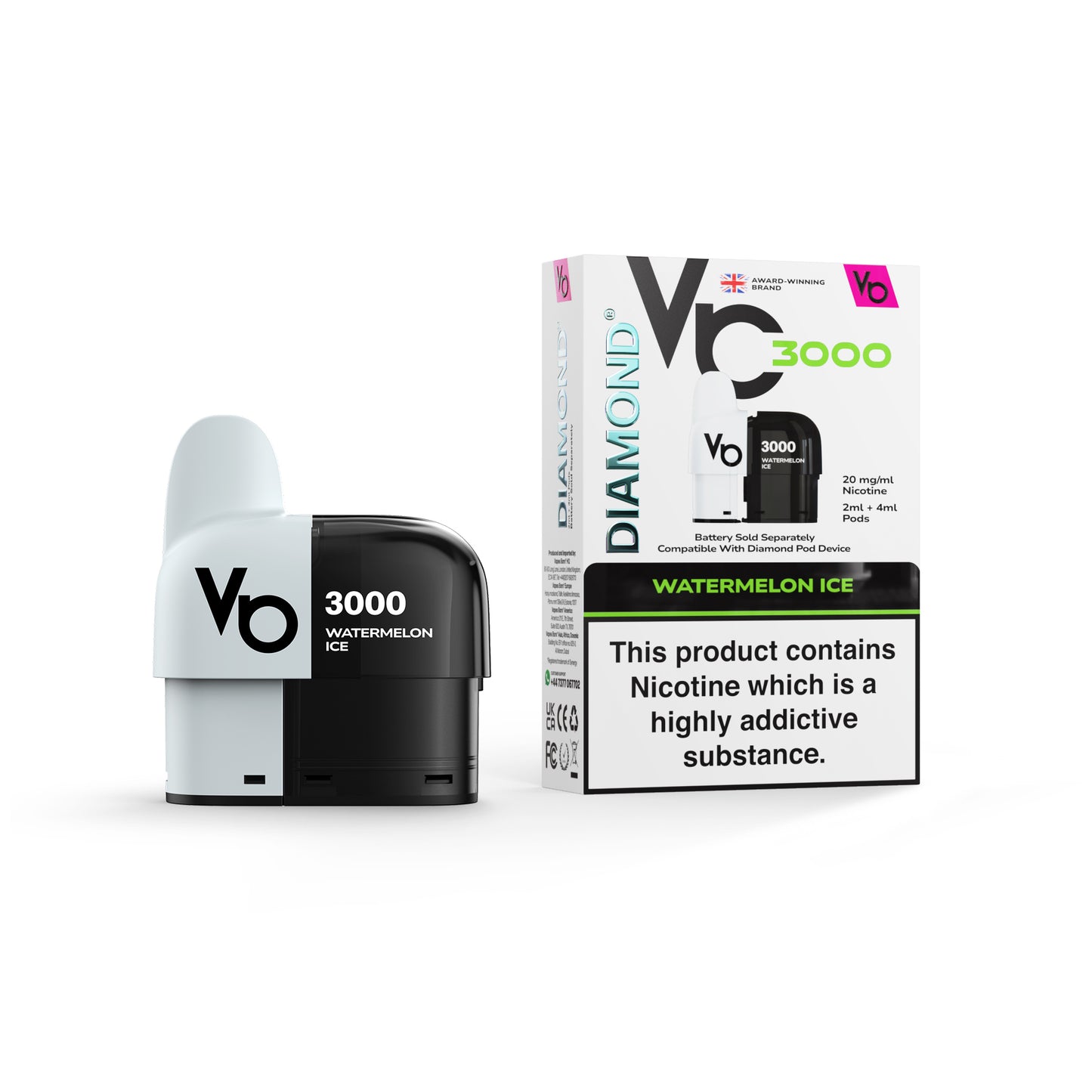 Diamond 3000 Prefilled Pods 1X10