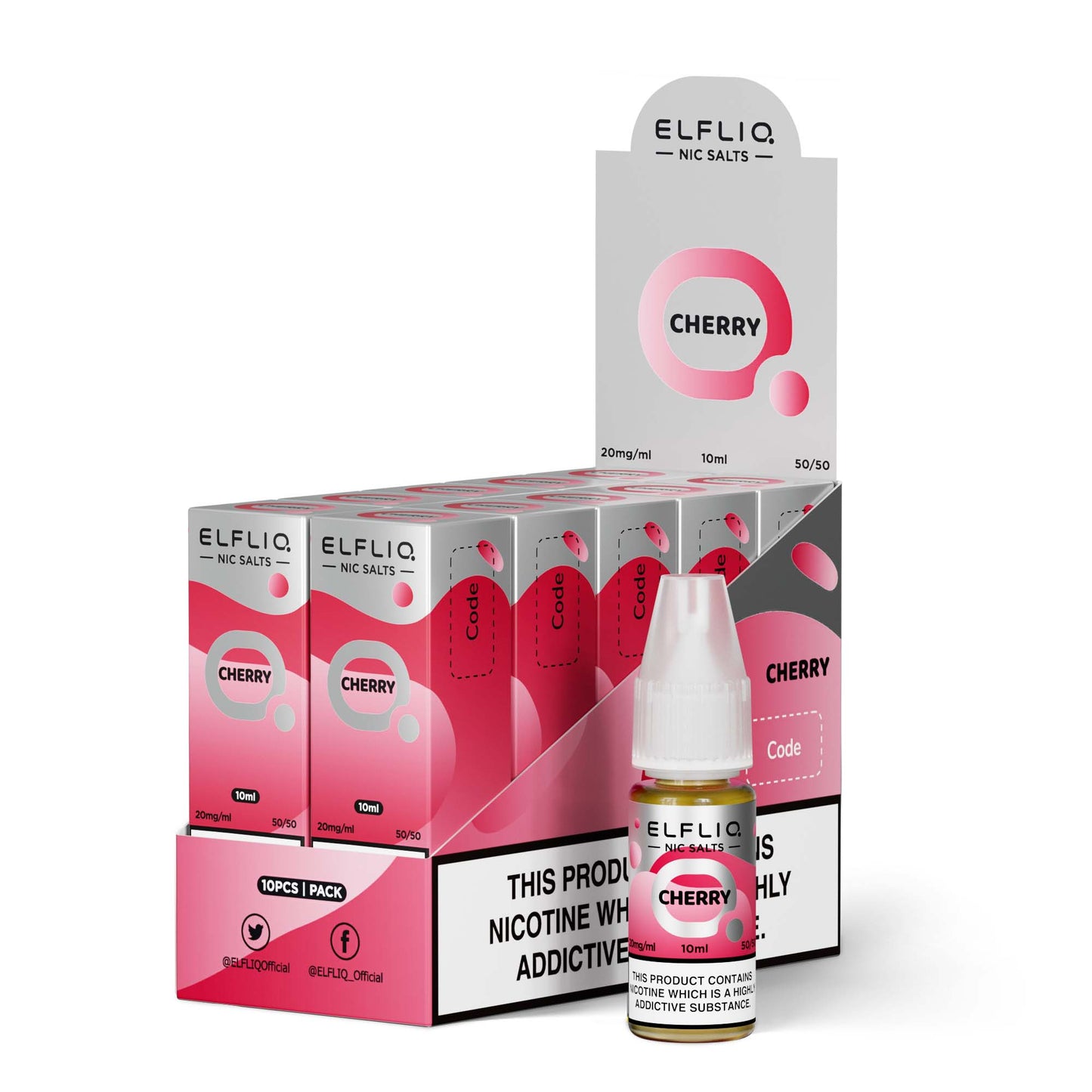 Elfliq Nic Salts 10ml 10mg and 20mg 1X10 pack