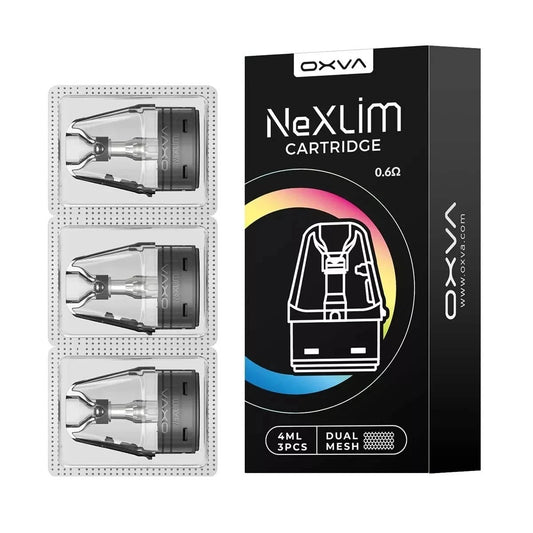Oxva Nexlim Series Cartridges 0.8ohm 4ml 1X3 ***NEW***