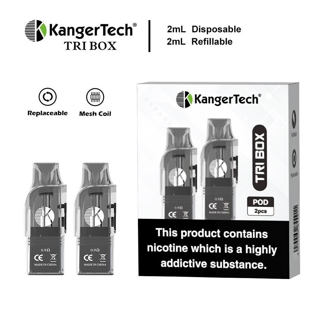 KangerTech Tri Box Cartridges 1X2 pack