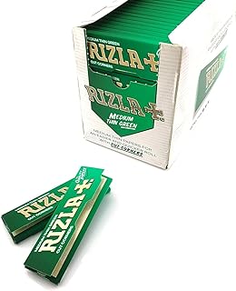 Rizla Green Medium Thin Regular Rolling Papers - Multipack 1X100