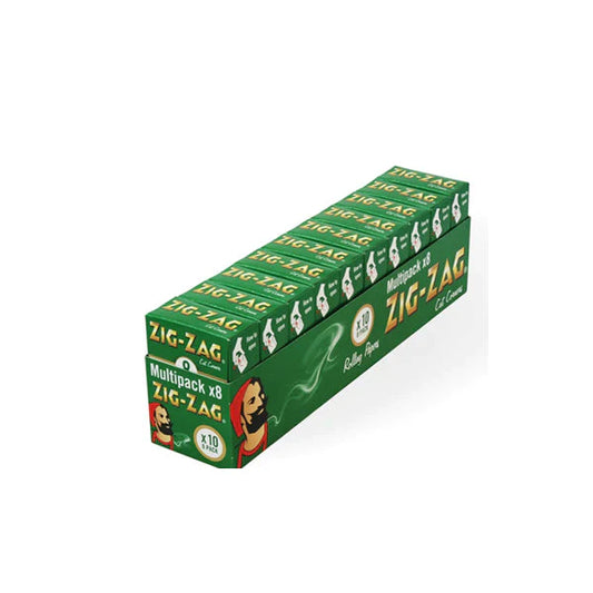 Zig Zag Green Rolling Papers 1X10