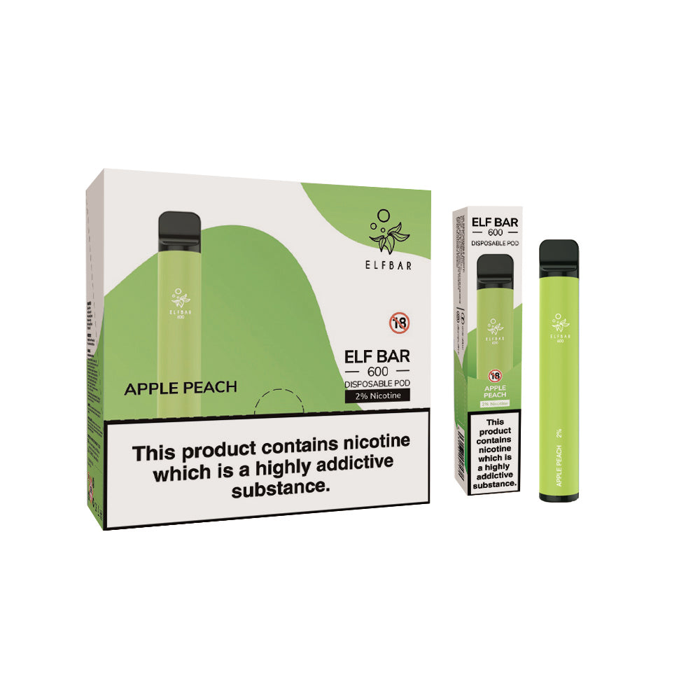 Elf Bar 600 Disposable Vapes 1X10 pack