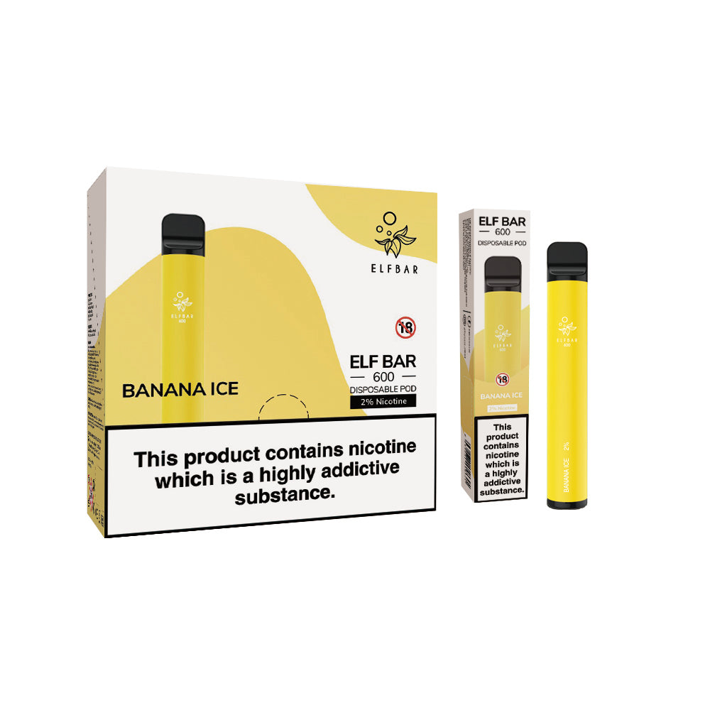 Elf Bar 600 Disposable Vapes 1X10 pack