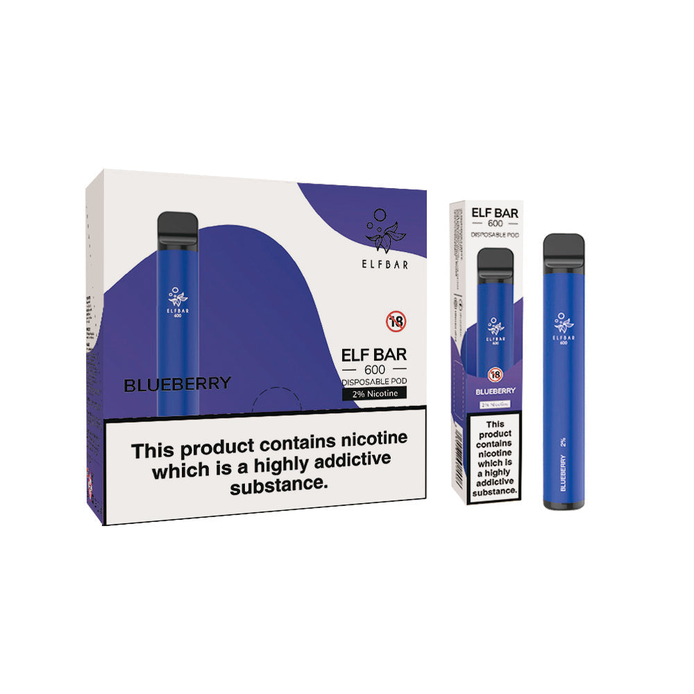 Elf Bar 600 Disposable Vapes 10 pack