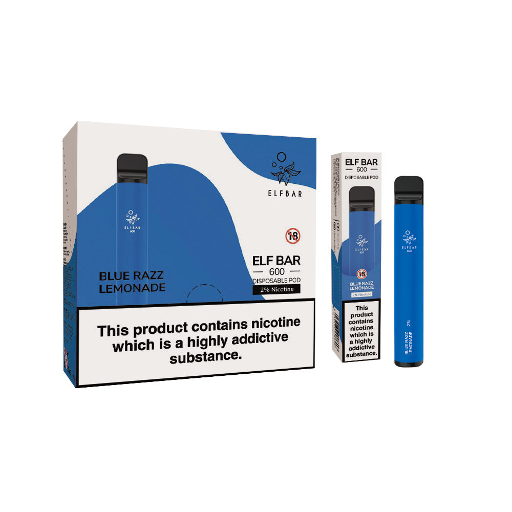 Elf Bar 600 Disposable Vapes 1X10 pack