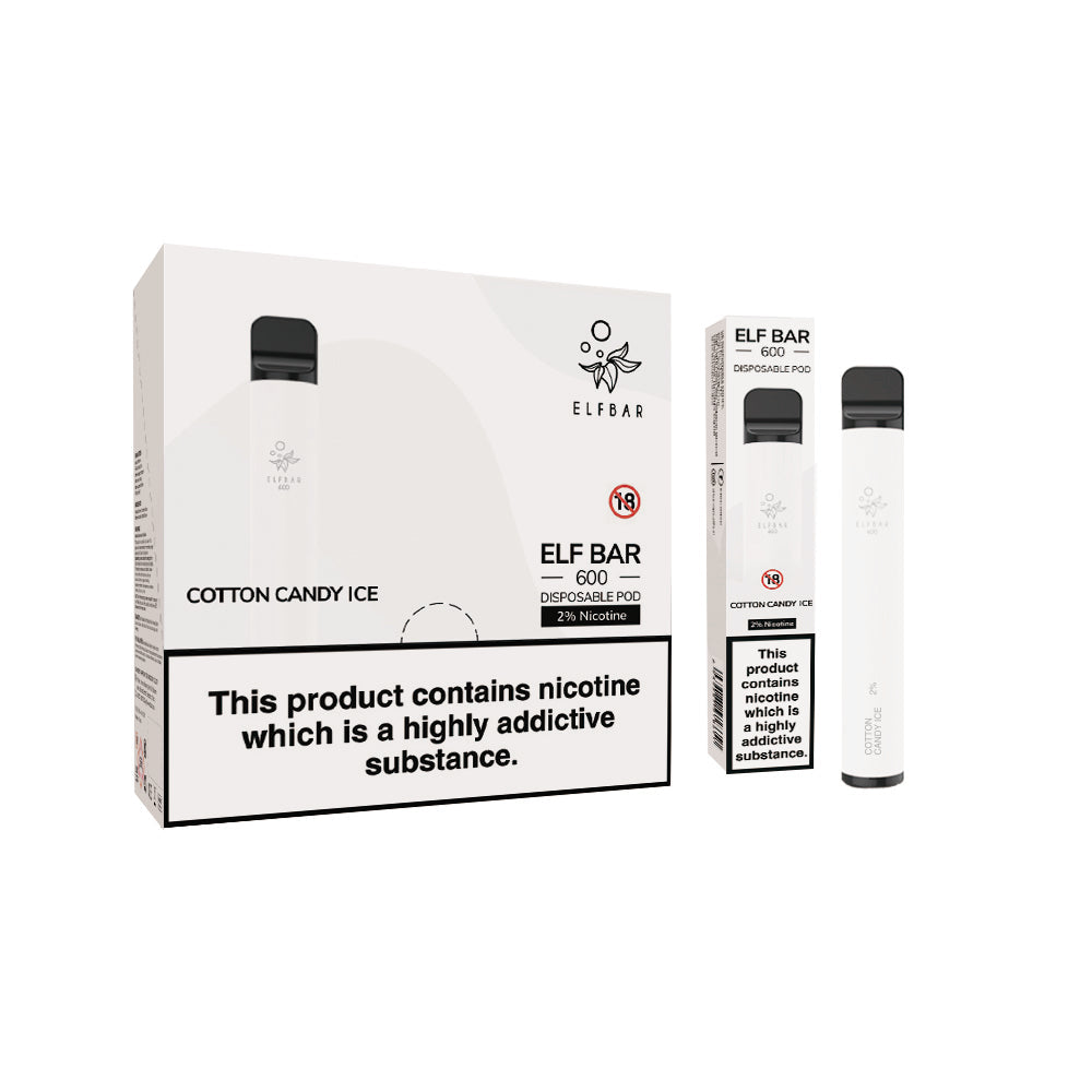 Elf Bar 600 Disposable Vapes 10 pack